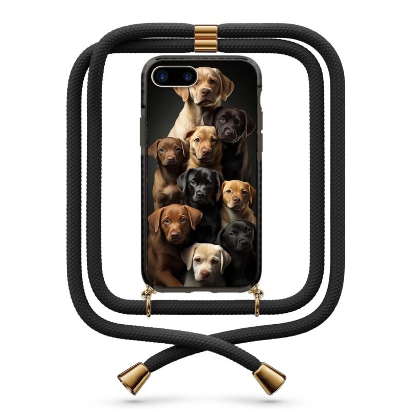 Dogs θήκη κινητού με κορδόνι 9833 γιά iPhone 7 Plus /8 Plus