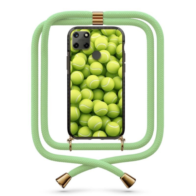 Tennis balls θήκη με κορδόνι & σχέδιο 9927 για Realme C25Y