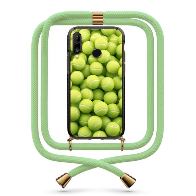 Tennis balls θήκη με κορδόνι & σχέδιο 9927 για Huawei P30 Lite