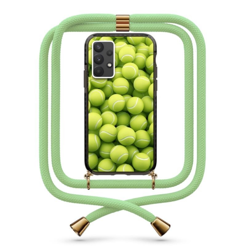 Tennis balls θήκη με κορδόνι & σχέδιο 9927 για Galaxy A32 4G