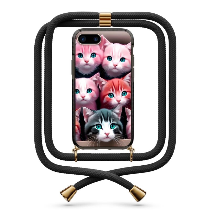 Cats θήκη κινητού με κορδόνι 9835 γιά iPhone 7 Plus /8 Plus