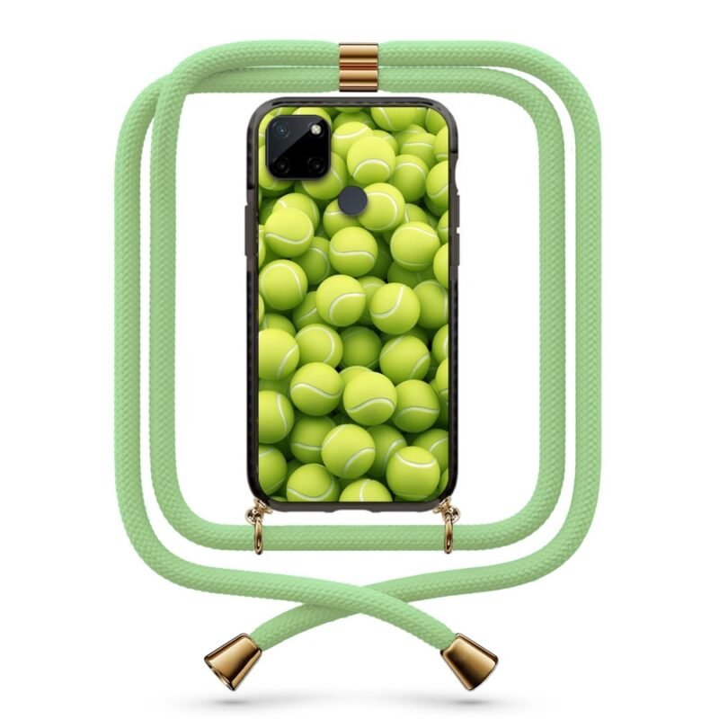 Tennis balls θήκη με κορδόνι & σχέδιο 9927 για Realme C21Y