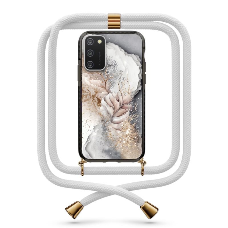 Marble θήκη με κορδόνι & σχέδιο 9798 για Galaxy A02S