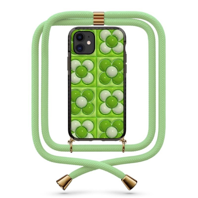 3d flowers θήκη κινητού με κορδόνι 9928 γιά iPhone 12