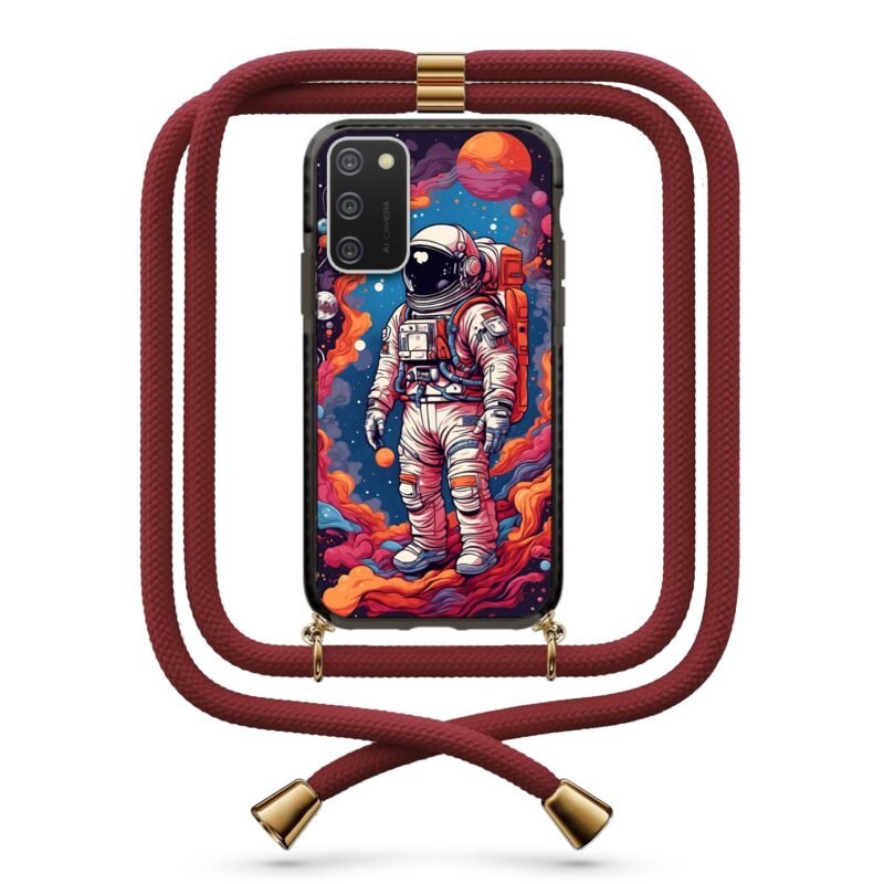 Astronaut θήκη με κορδόνι & σχέδιο 9811 για Galaxy A02S