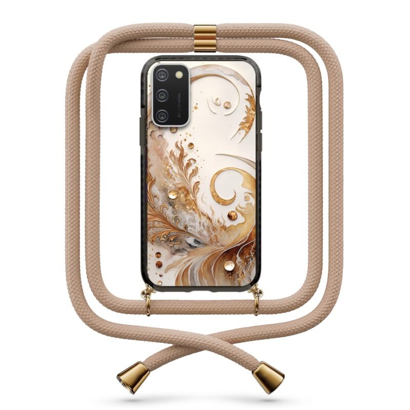 Abstract θήκη με κορδόνι & σχέδιο 9812 για Galaxy A02S