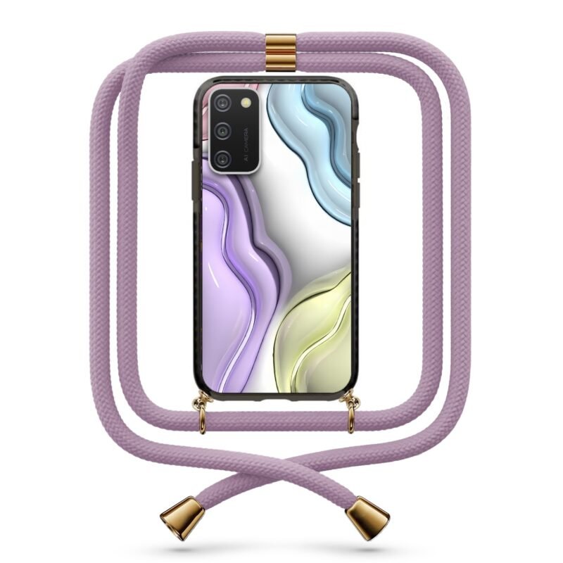 3d colorful shapes θήκη με κορδόνι & σχέδιο 9813 για Galaxy A02S