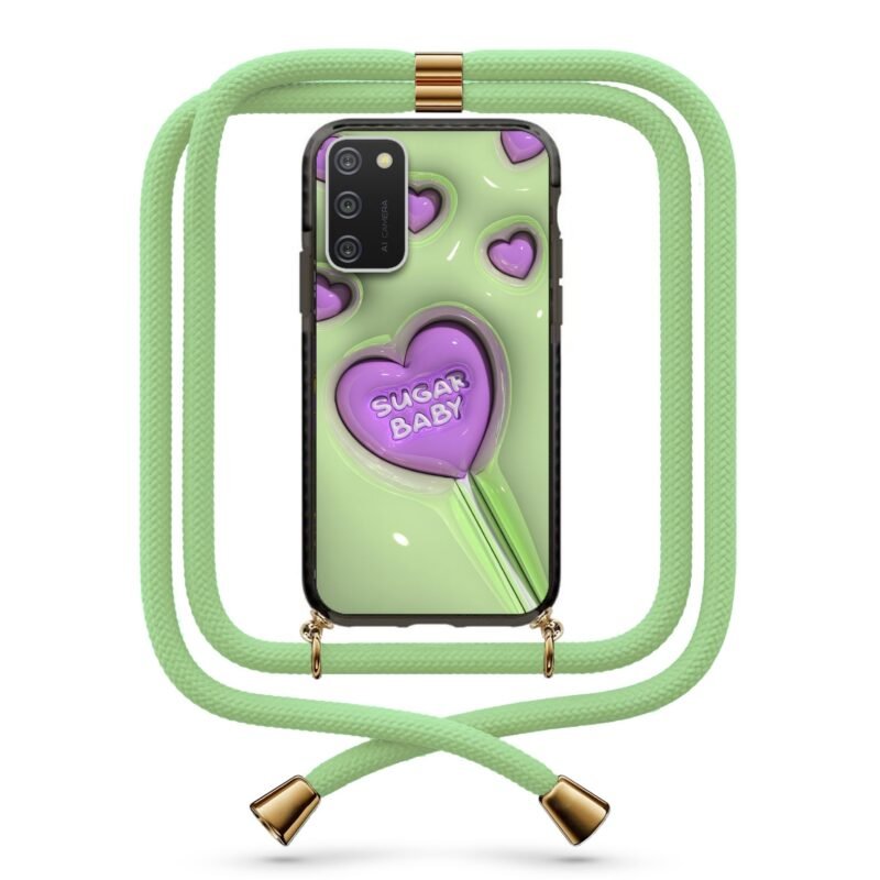 Sugar baby θήκη με κορδόνι & σχέδιο 9815 για Galaxy A02S