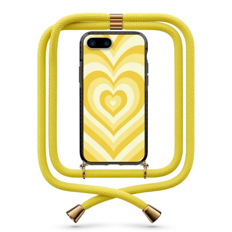 Heart illusion θήκη κινητού με κορδόνι 9930 γιά iPhone 7 Plus /8 Plus