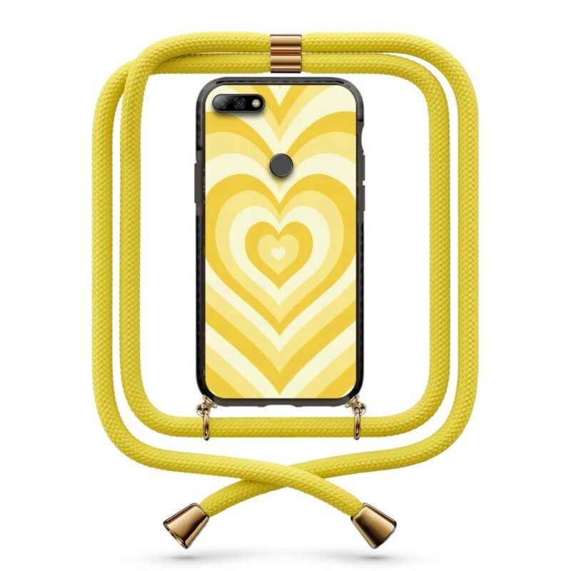 Heart illusion θήκη με κορδόνι & σχέδιο 9930 για Huawei Y7 2018