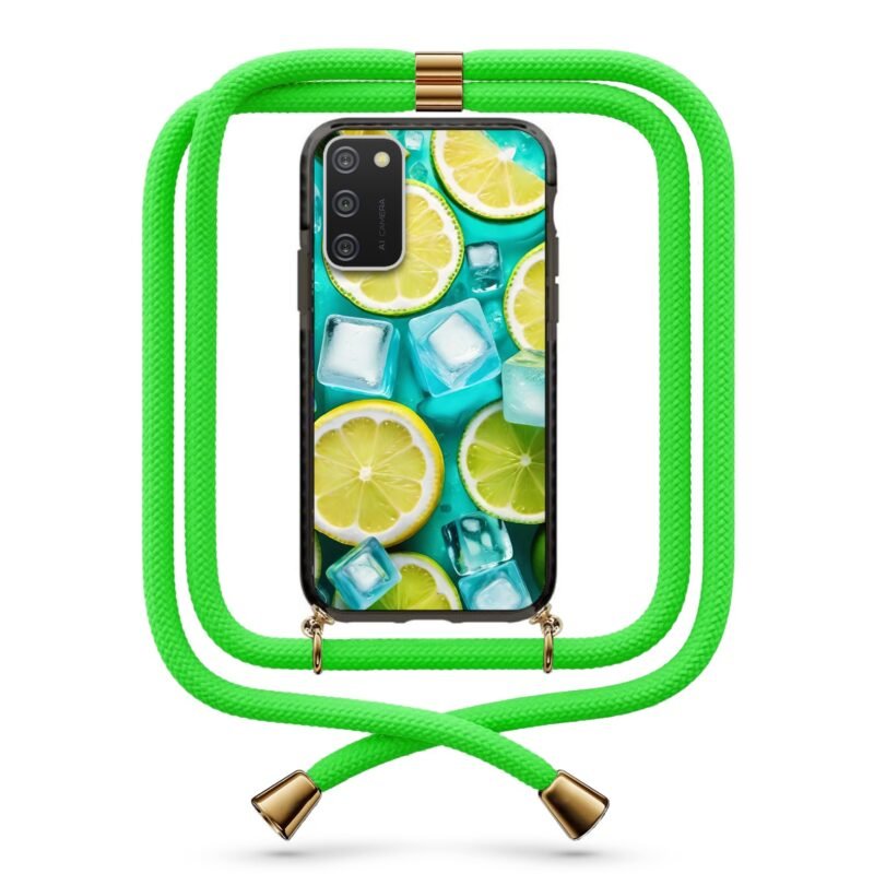 Ice lime θήκη με κορδόνι & σχέδιο 9823 για Galaxy A02S