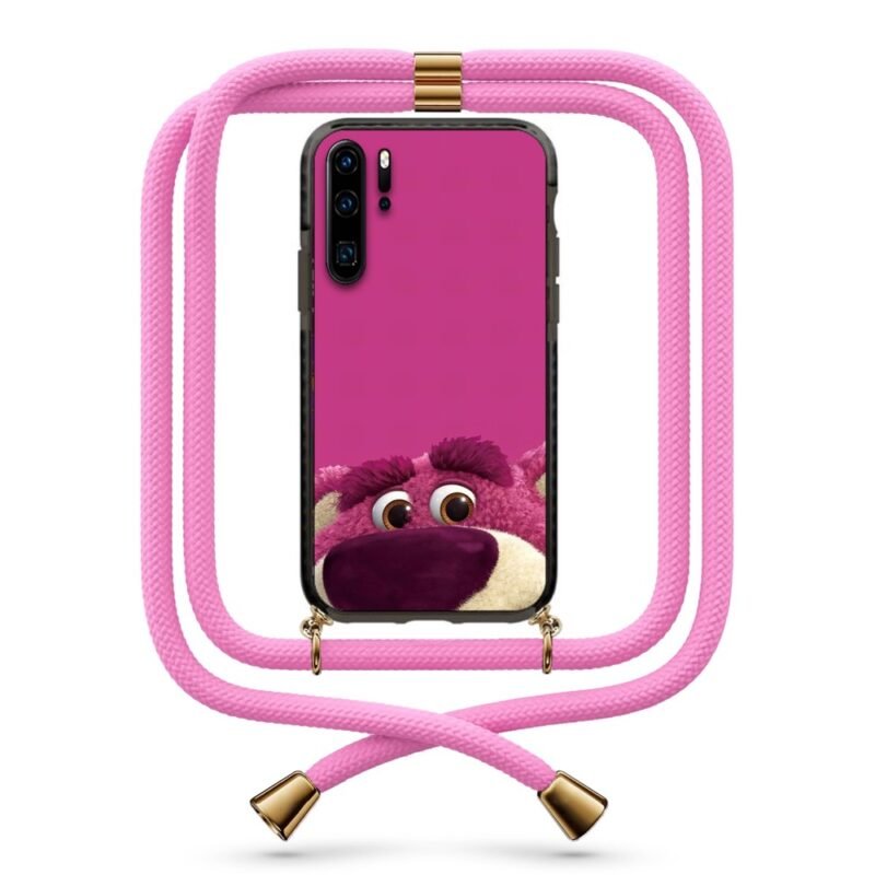 Bear face θήκη με κορδόνι & σχέδιο 9933 για Huawei P30 Pro