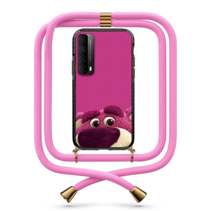 Bear face θήκη με κορδόνι & σχέδιο 9933 για Huawei P Smart 2021