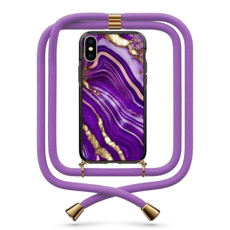 Marble θήκη κινητού με κορδόνι 9795 γιά iPhone X/XS