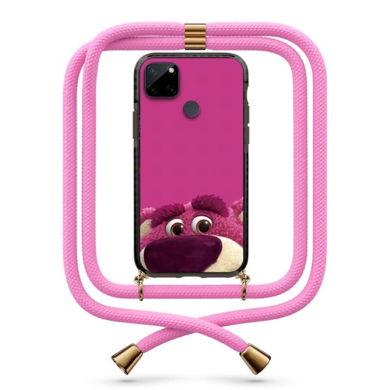 Bear face θήκη με κορδόνι & σχέδιο 9933 για Realme C21Y