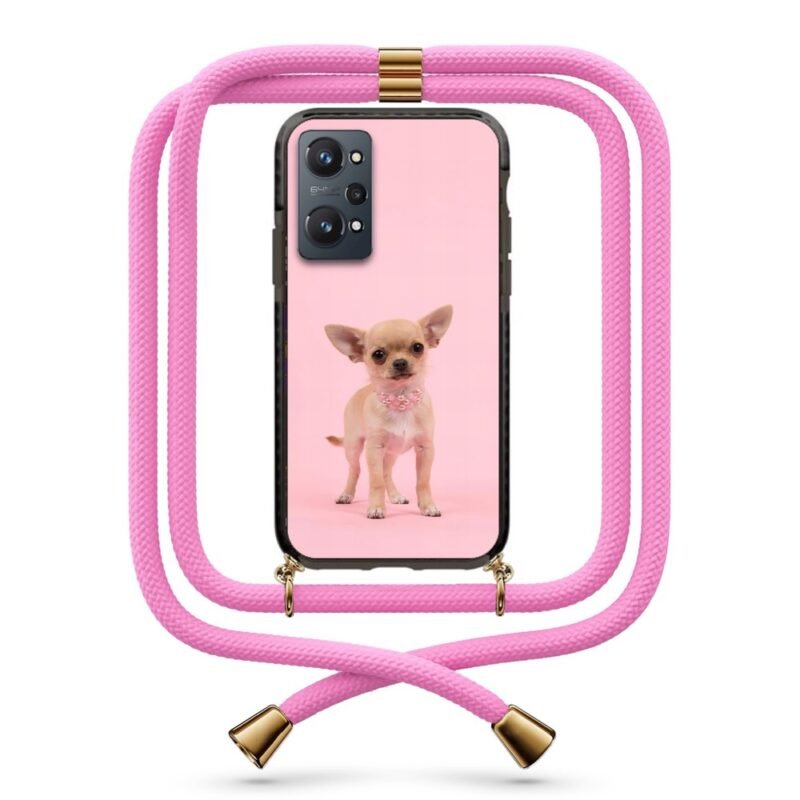 Chihuahua θήκη με κορδόνι & σχέδιο 9934 για Realme GT NEO 2