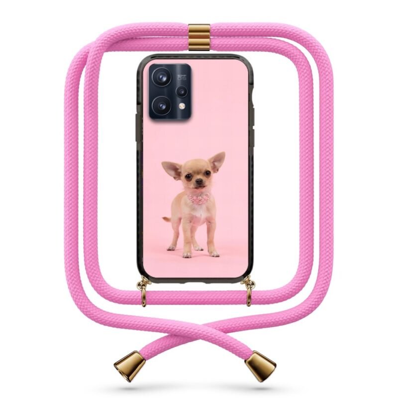 Chihuahua θήκη με κορδόνι & σχέδιο 9934 για Realme 9 Pro Plus