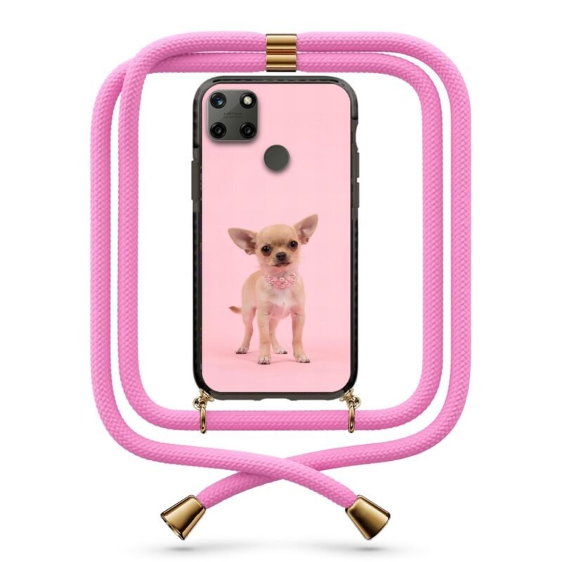 Chihuahua θήκη με κορδόνι & σχέδιο 9934 για Realme C25Y