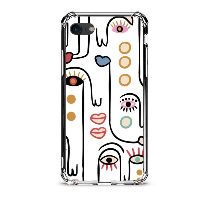 Abstract faces θήκη κινητού d1102 γιά  iPhone 7/8/Se 2020