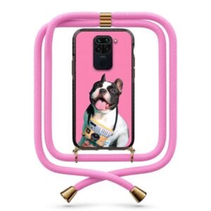 Camera dog θήκη με κορδόνι & σχέδιο 9935 για Xiaomi Redmi Note 9