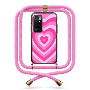 Heart illusion θήκη με κορδόνι & σχέδιο 9936 για Xiaomi Redmi 10