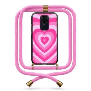 Heart illusion θήκη με κορδόνι & σχέδιο 9936 για Xiaomi Redmi Note 9