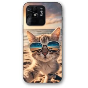 Beach cat θήκη κινητού 9661 για Redmi 10C