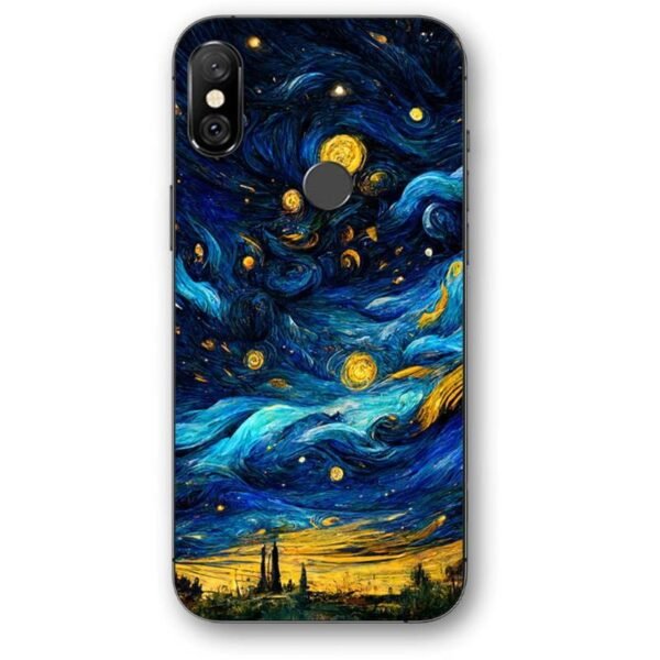 Starry night θήκη κινητού 9645 για Redmi Note 6 Pro