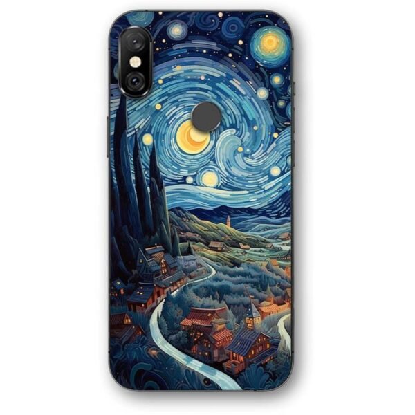 Starry night θήκη κινητού 9679 για Redmi Note 6 Pro