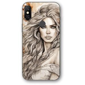 Painting girl θήκη κινητού 9683 για Redmi Note 6 Pro