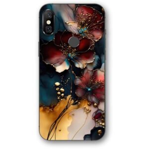 Liquid flowers θήκη κινητού 9620 για Redmi Note 6 Pro