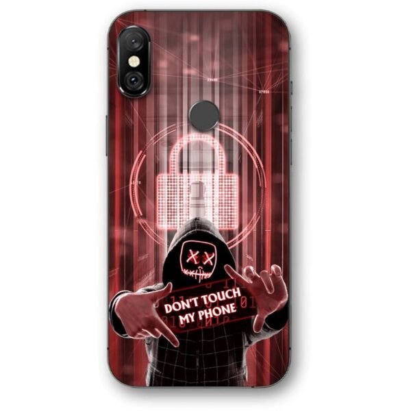 Don't touch my phone hacker θήκη κινητού 9631 για Redmi Note 6 Pro