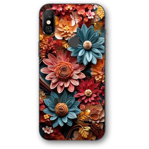 Flowers θήκη κινητού 9632 για Redmi Note 6 Pro