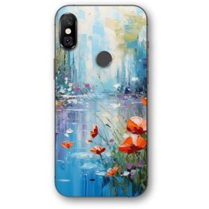 Lake painting θήκη κινητού 9640 για Redmi Note 6 Pro