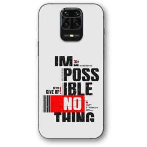 Nothing impossible θήκη κινητού 91107 για Redmi Note 9s/9 Pro