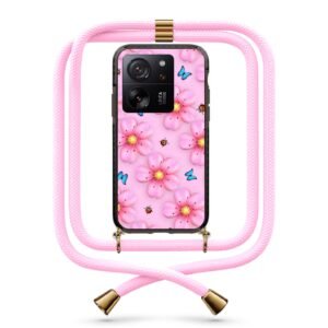 Flower pattern θήκη με κορδόνι & σχέδιο 9940 για Xiaomi Mi 13T/13T Pro
