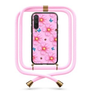 Flower pattern θήκη με κορδόνι & σχέδιο 9940 για Xiaomi Mi 9 Lite