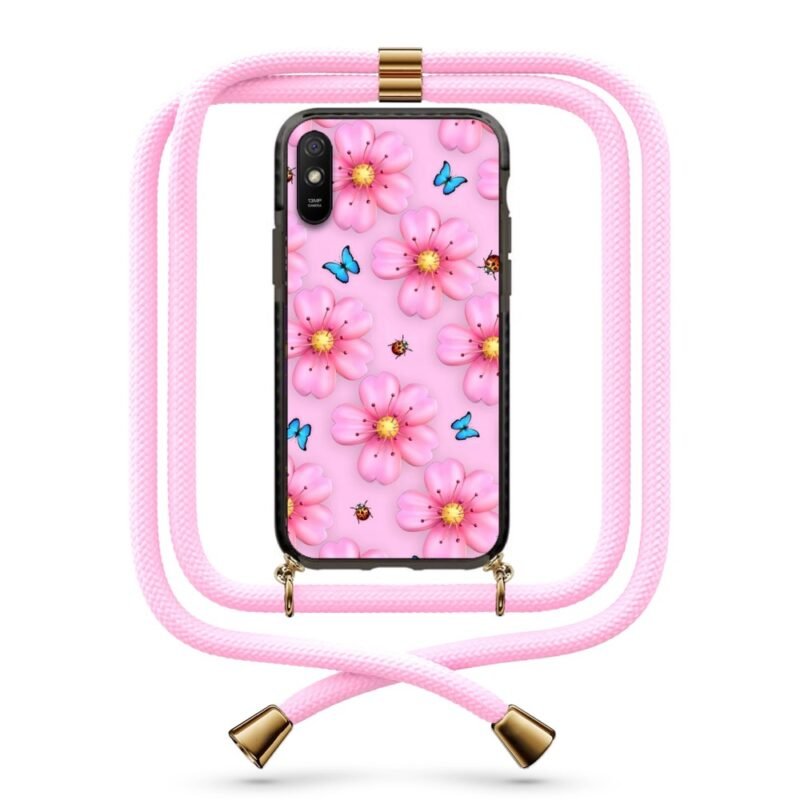 Flower pattern θήκη με κορδόνι & σχέδιο 9940 για Xiaomi Redmi 9A/9AT