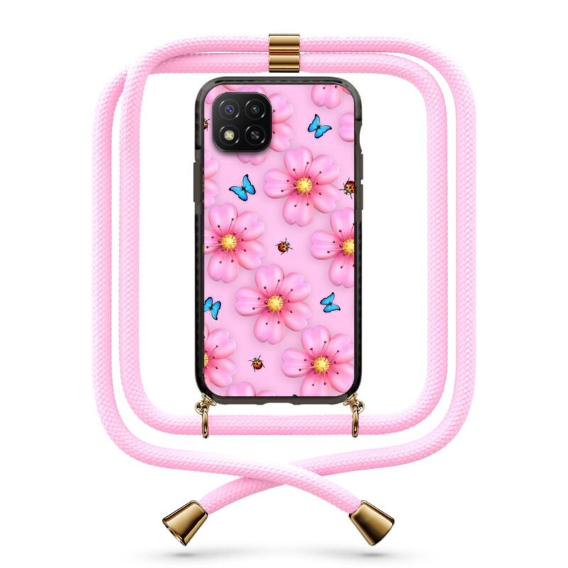 Flower pattern θήκη με κορδόνι & σχέδιο 9940 για Xiaomi Redmi 9C