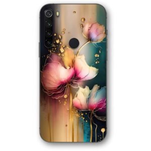 Liquid flowers θήκη κινητού 9619 για Redmi Note 8