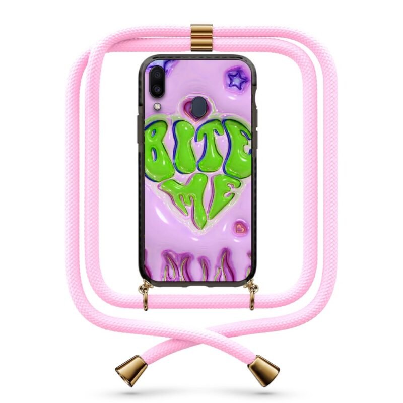 Bite me θήκη με κορδόνι & σχέδιο 9942 για  Galaxy M20
