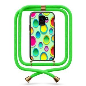 Dot pattern θήκη με κορδόνι & σχέδιο 9943 για  Galaxy A8 Plus 2018