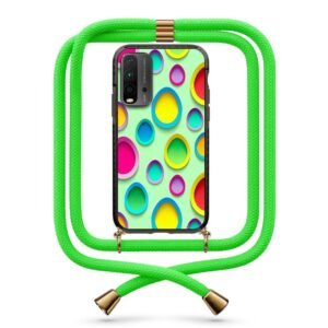 Dot pattern θήκη με κορδόνι & σχέδιο 9943 για Xiaomi Redmi 9T