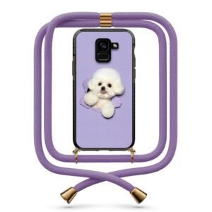 Dog out of wall θήκη με κορδόνι & σχέδιο 9846 για  Galaxy A8 Plus 2018