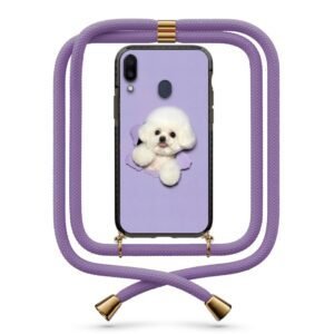 Dog out of wall θήκη με κορδόνι & σχέδιο 9846 για  Galaxy M20