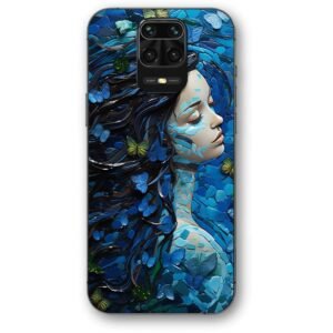 Butterfly girl θήκη κινητού 9639 για Redmi Note 9s/9 Pro