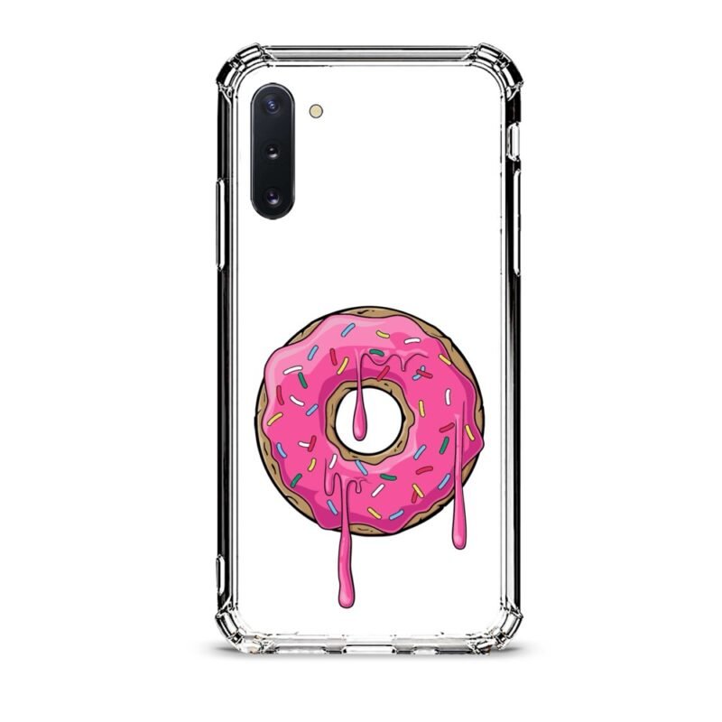 Donut θήκη διάφανη & σχέδιο  d1038 γιά  Galaxy Note 10