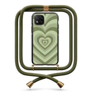 Heart illusion θήκη με κορδόνι & σχέδιο 9946 για Xiaomi Redmi 9C