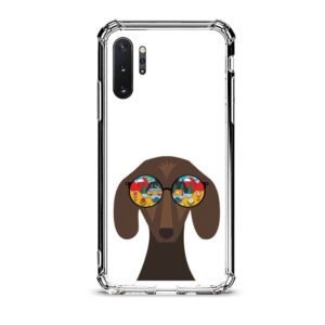 Glass dog θήκη διάφανη & σχέδιο  d1024 γιά  Galaxy Note 10 Plus
