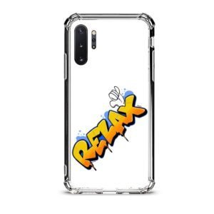 Relax θήκη διάφανη & σχέδιο  d1058 γιά  Galaxy Note 10 Plus